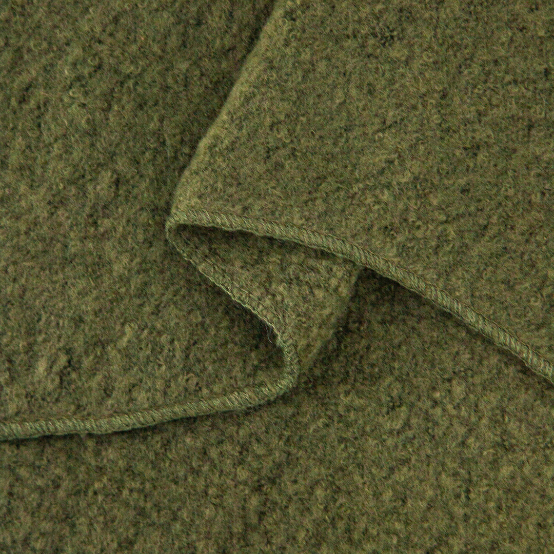 close up of the soft knitted acrylic fabric