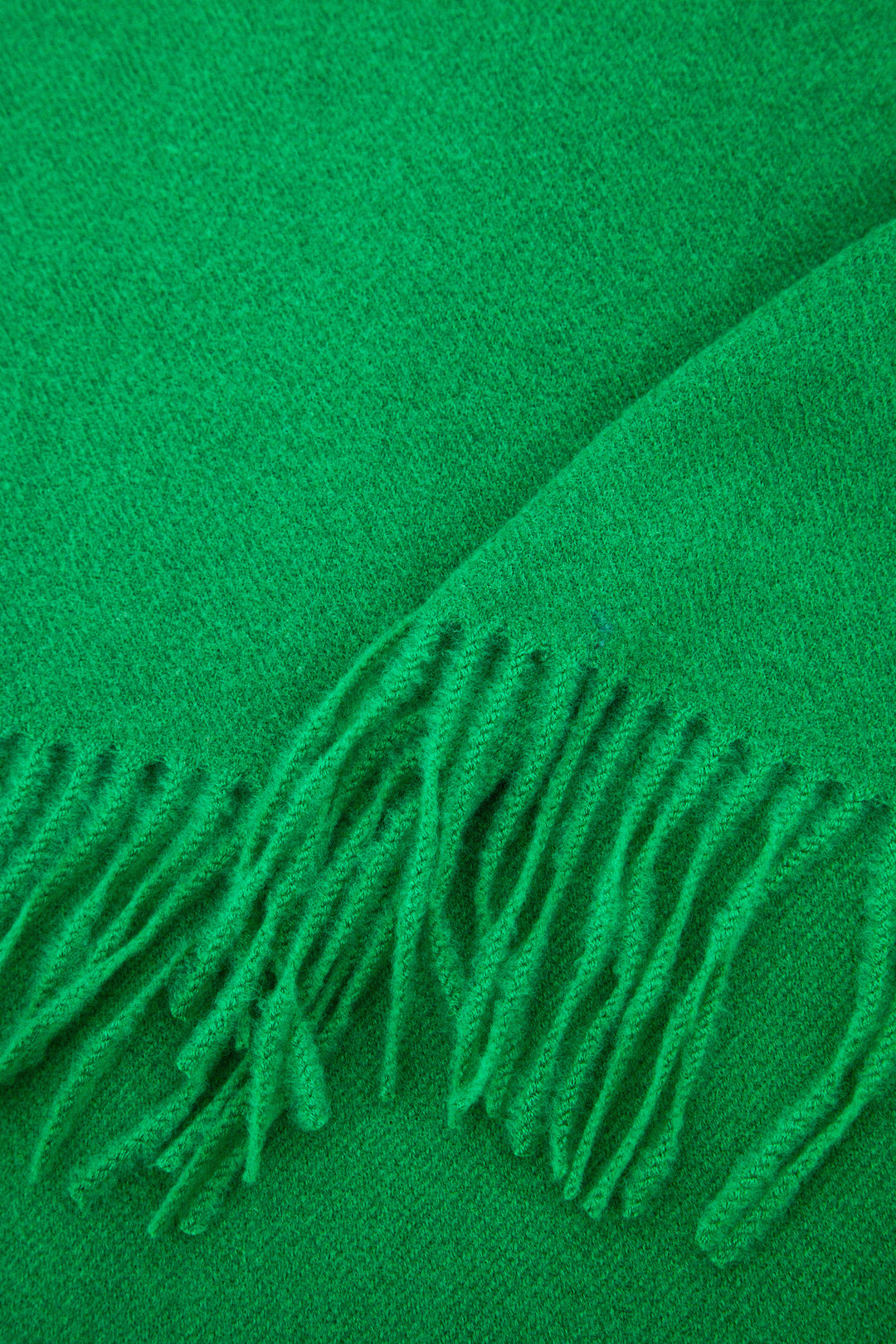 close up of the soft viscose knitted material of the winter blanket scarf