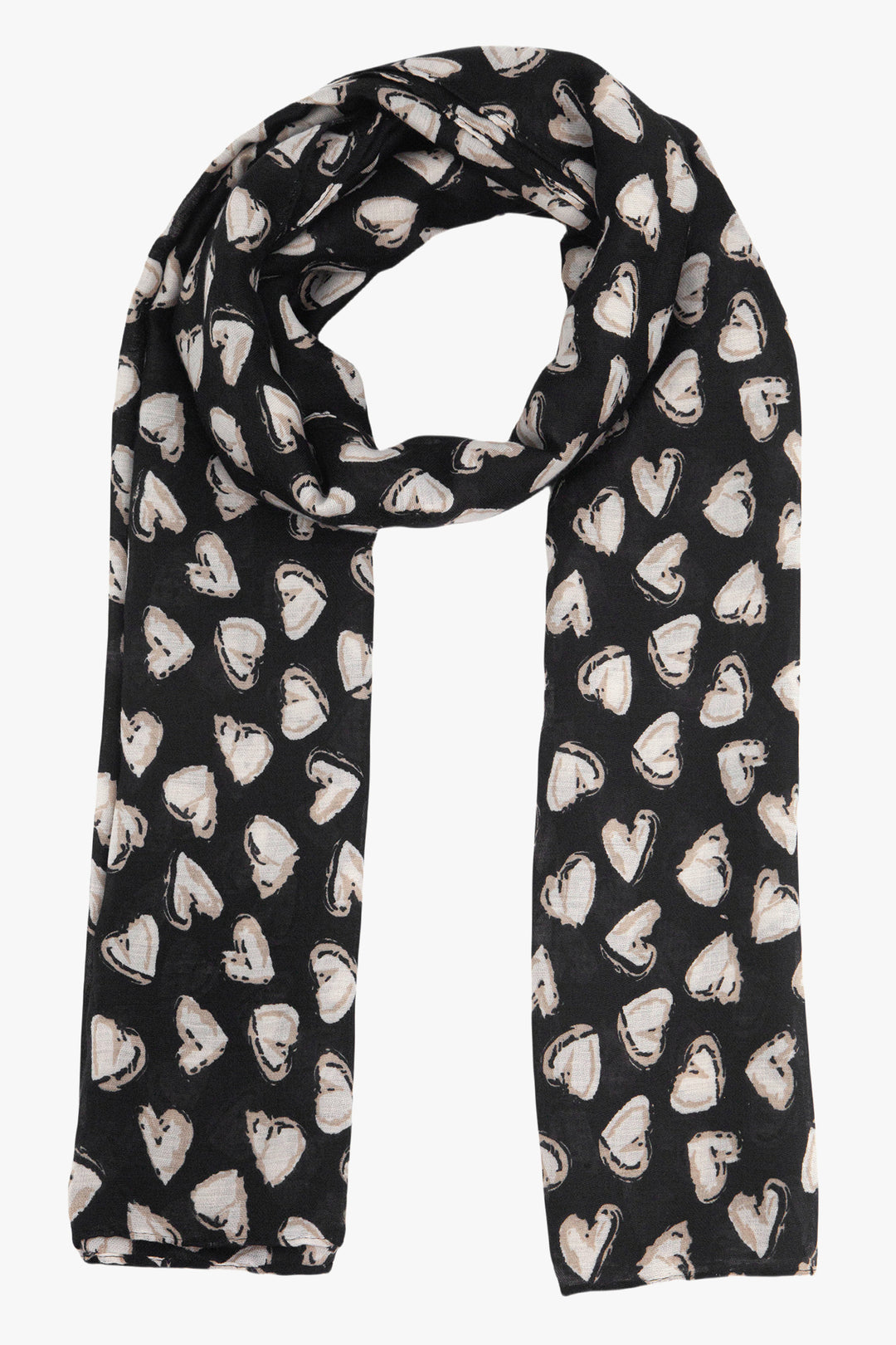 kara-black-white-hearts-lightweight-scarf-shawl