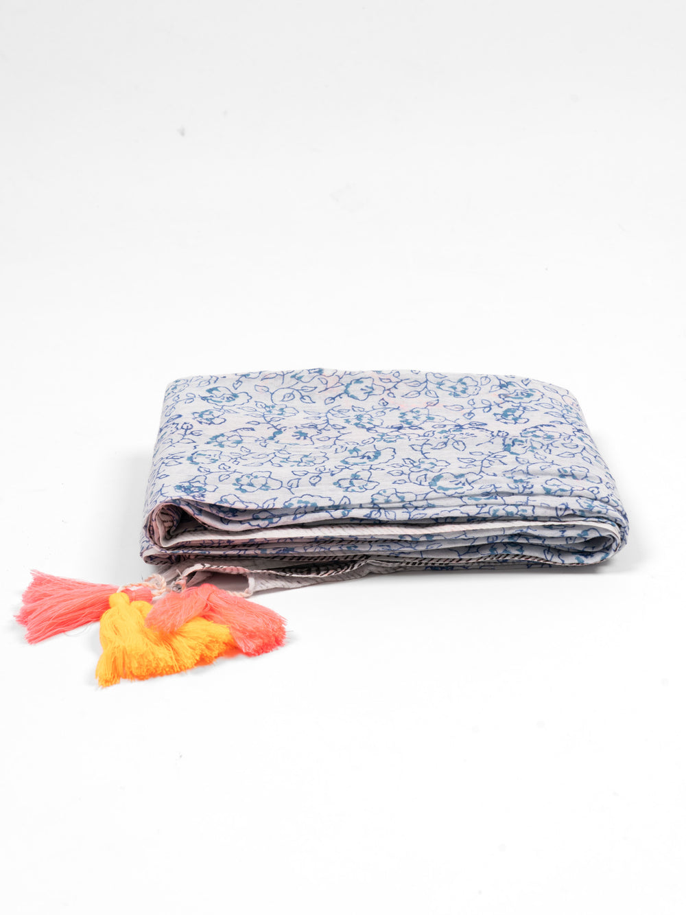 talia-lightweight-cotton-tassel-scarf-blue-floral-print-folded-square
