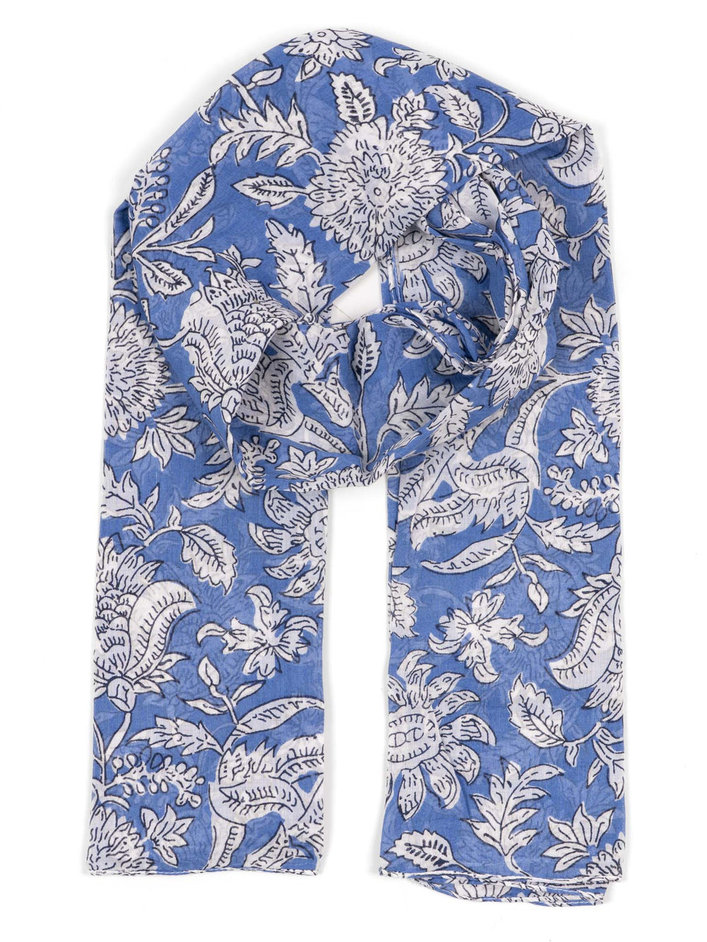 inaya-lightweight-scarf-blue-paisley-print-laying-flat