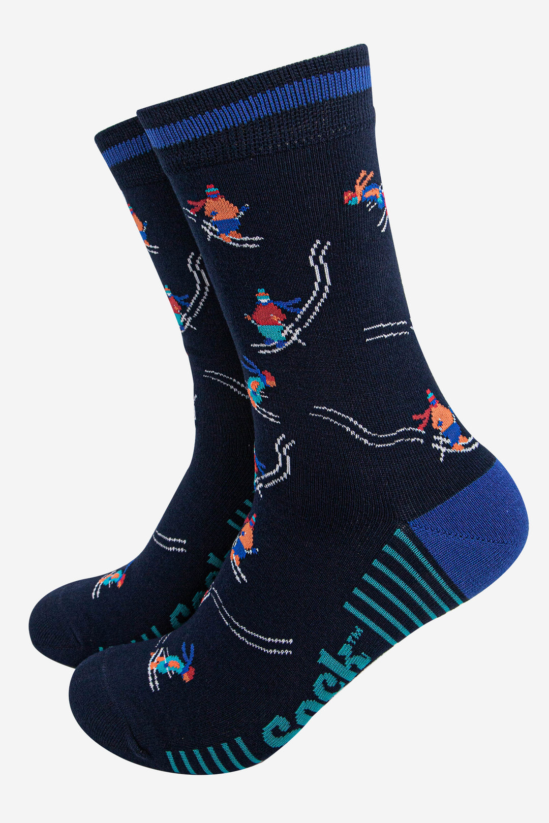 mens-bamboo-socks-navy-blue-skiing-sports