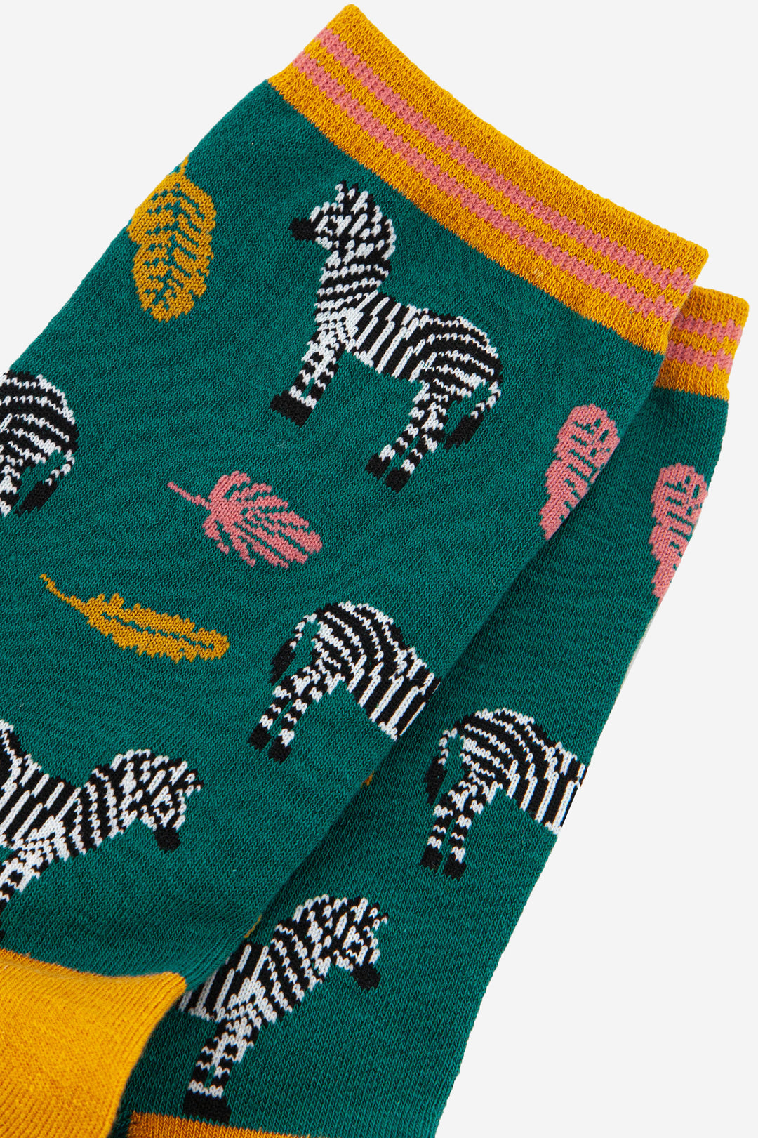 close up of the zebra design, showing the black and white stripe details of the zebra