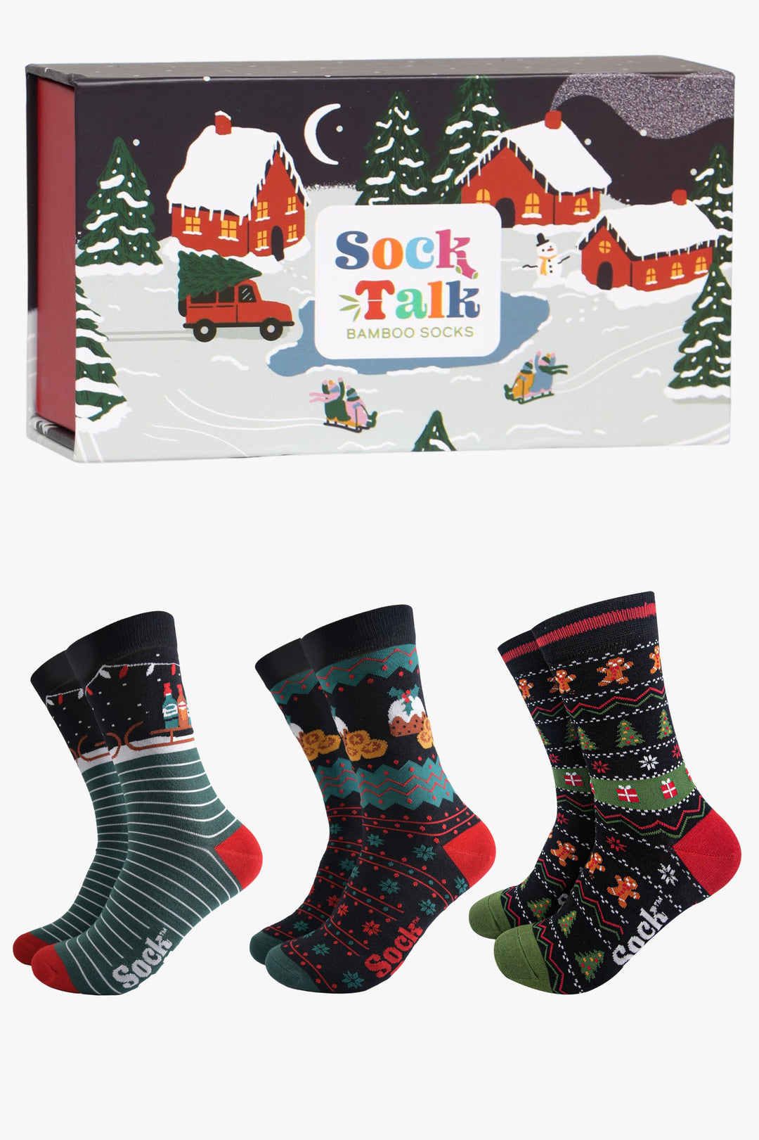 mens-socks-gift-box-black-christmas-food-xmas