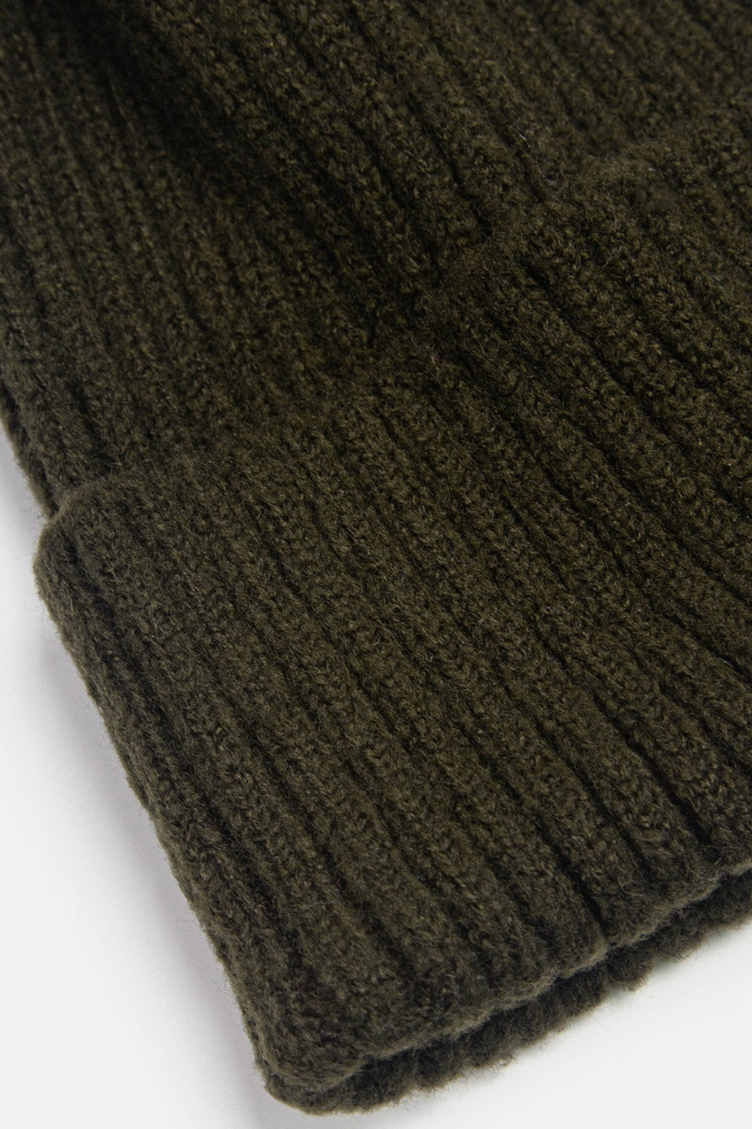 Khaki Bee Detail Pom Pom Hat