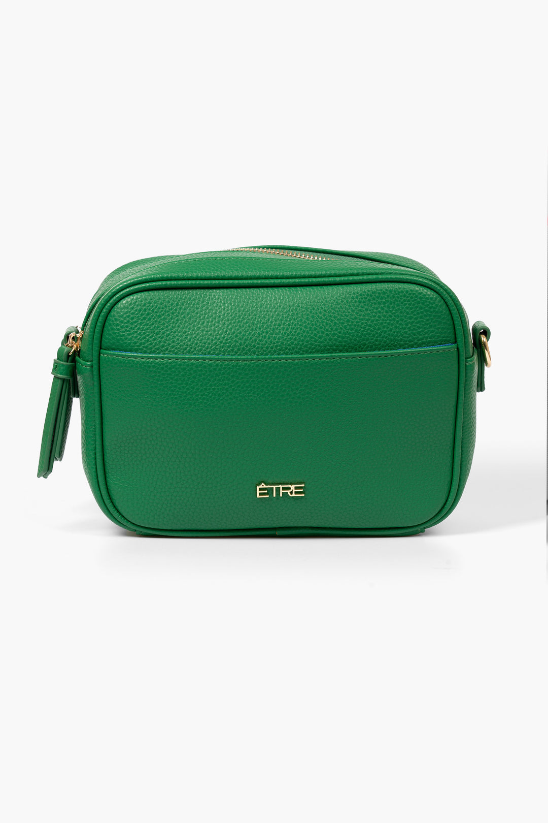 willa-crossbody-bag-green-pebbled-faux-leather-front-gold-etre-logo