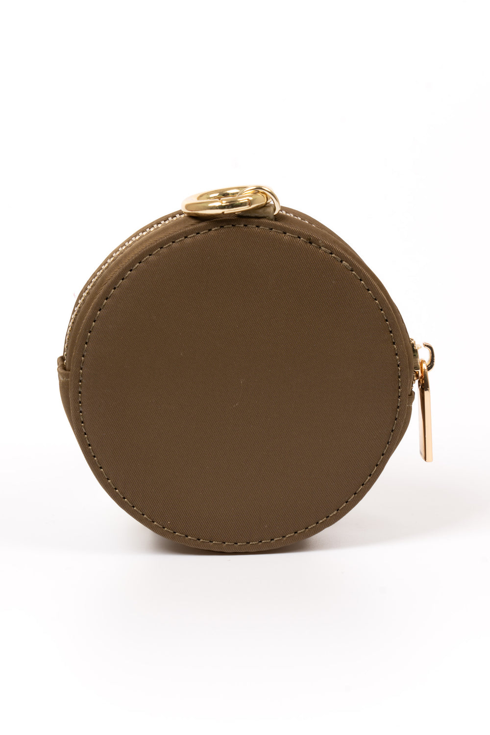 finley-round-coin-purse-khaki-pu-rear-view-gold-clip-on-hoop