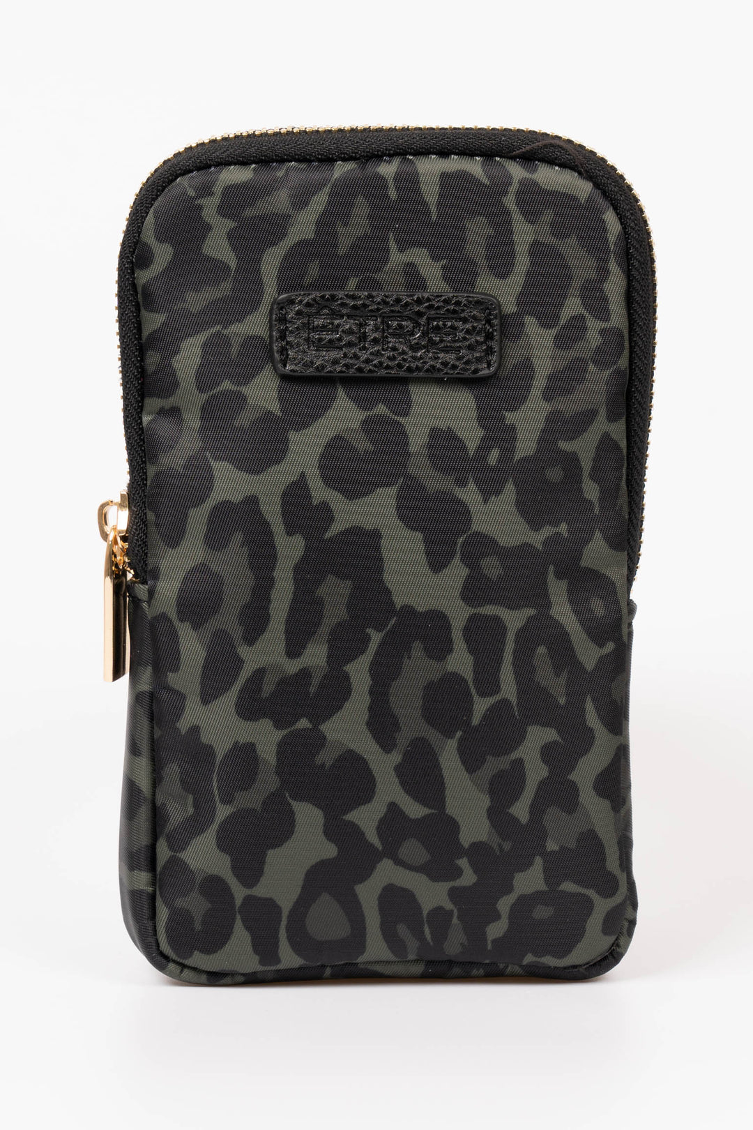 pippa-sunglasses-case-khaki-leopard-print-nylon-front-black-etre-logo