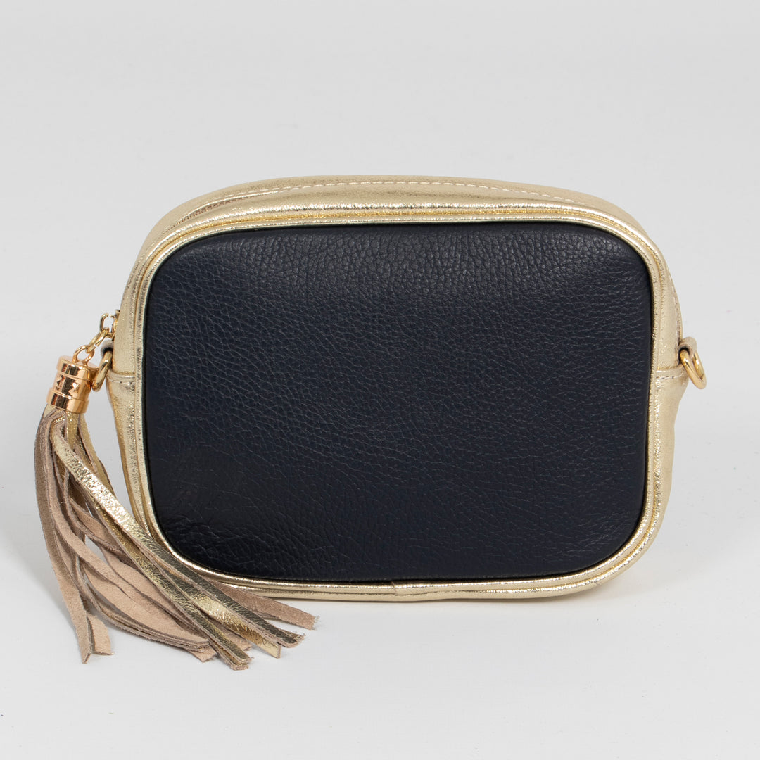 beau-italian-leather-crossbody-bag-navy-blue-gold-pebbled-two-tone