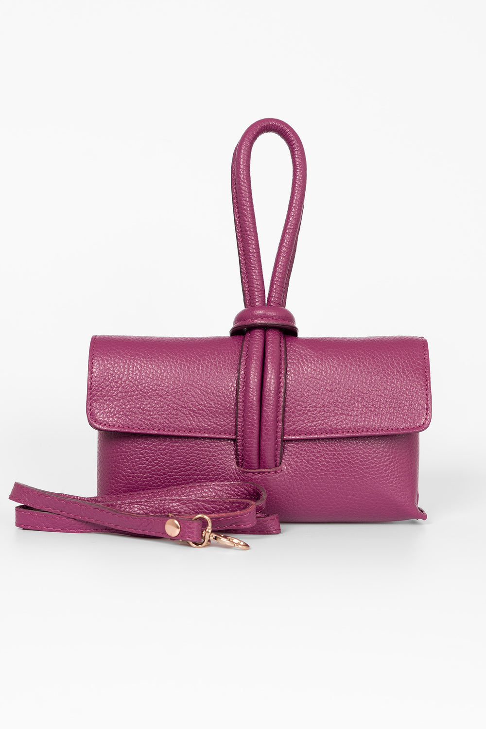 trixie-berry-pebbled-italian-leather-clutch-bag-detachable-crossbody-strap