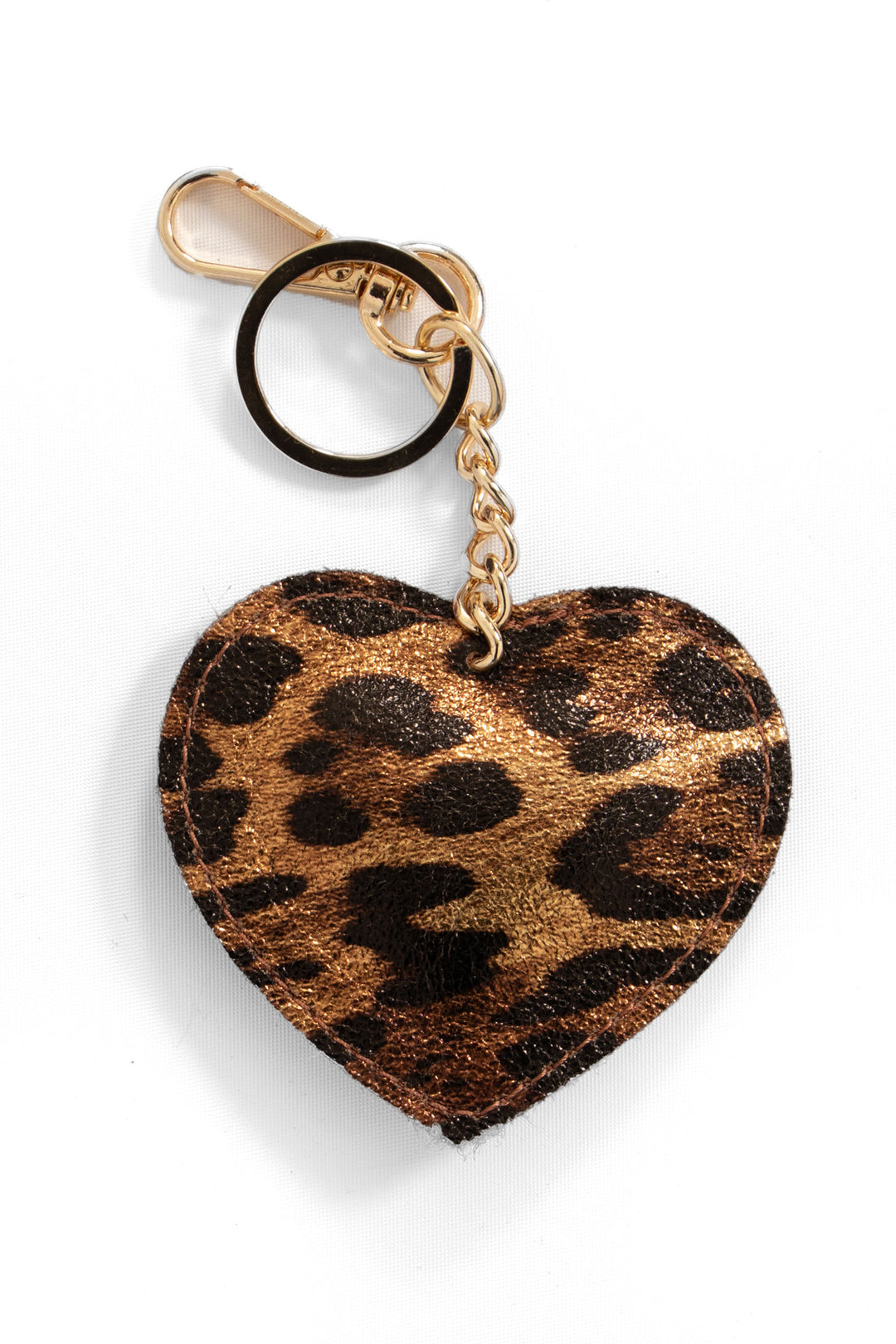 valentina-italian-leather-love-heart-keyring-bronze-leopard-metallic-close-up