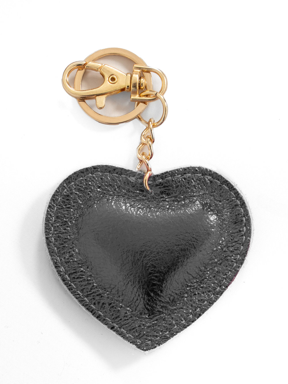 valentina-italian-leather-love-heart-keyring-pewter-metallic-close-up