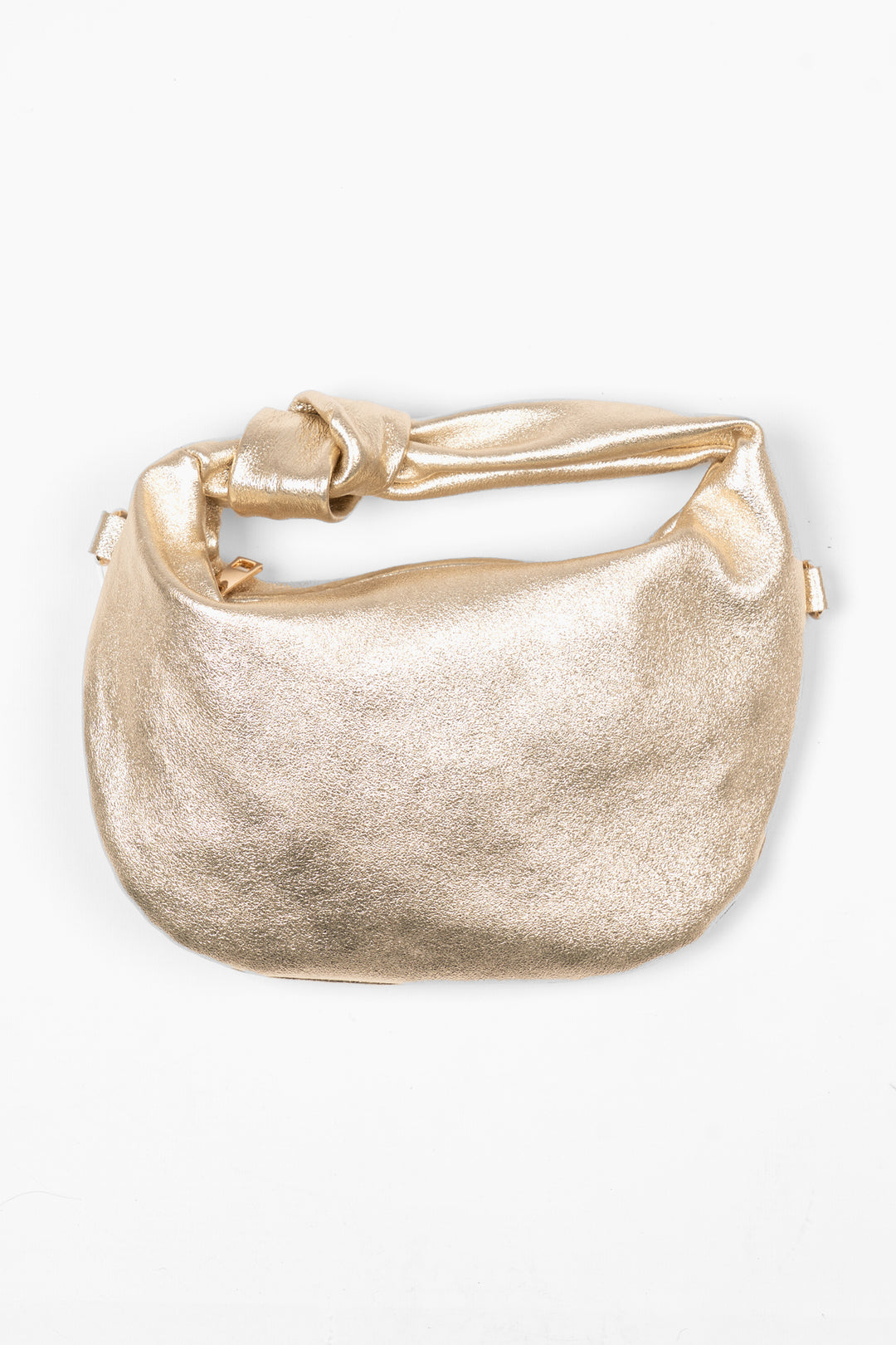 colby-gold-metallic-italian-leather-small-hobo-bag-front-view