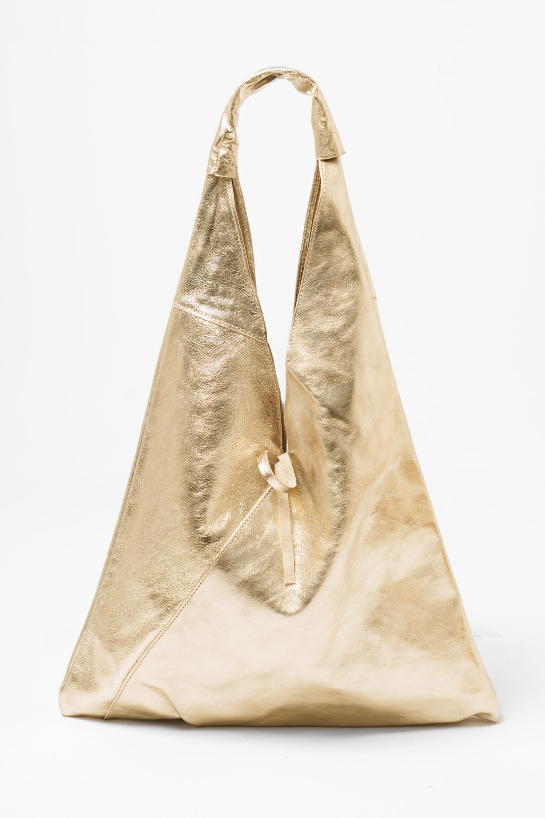 juno-gold-metallic-italian-leather-shoulder-bag-front-view