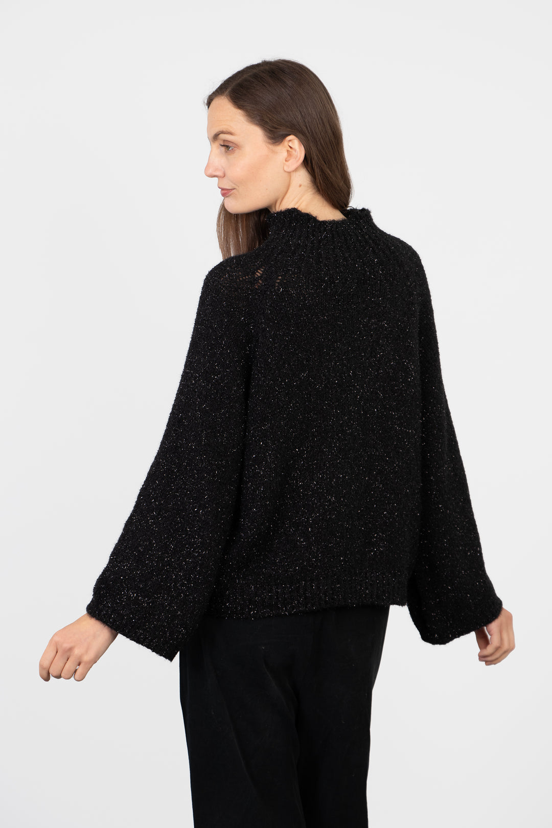 Riley Box Jumper - Black