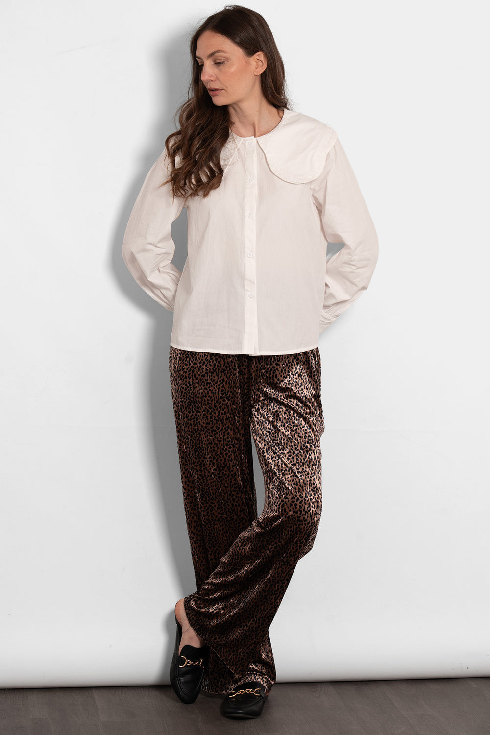 max-wide-leg-trousers-brown-velvet-leopard-styled-smart-blouse