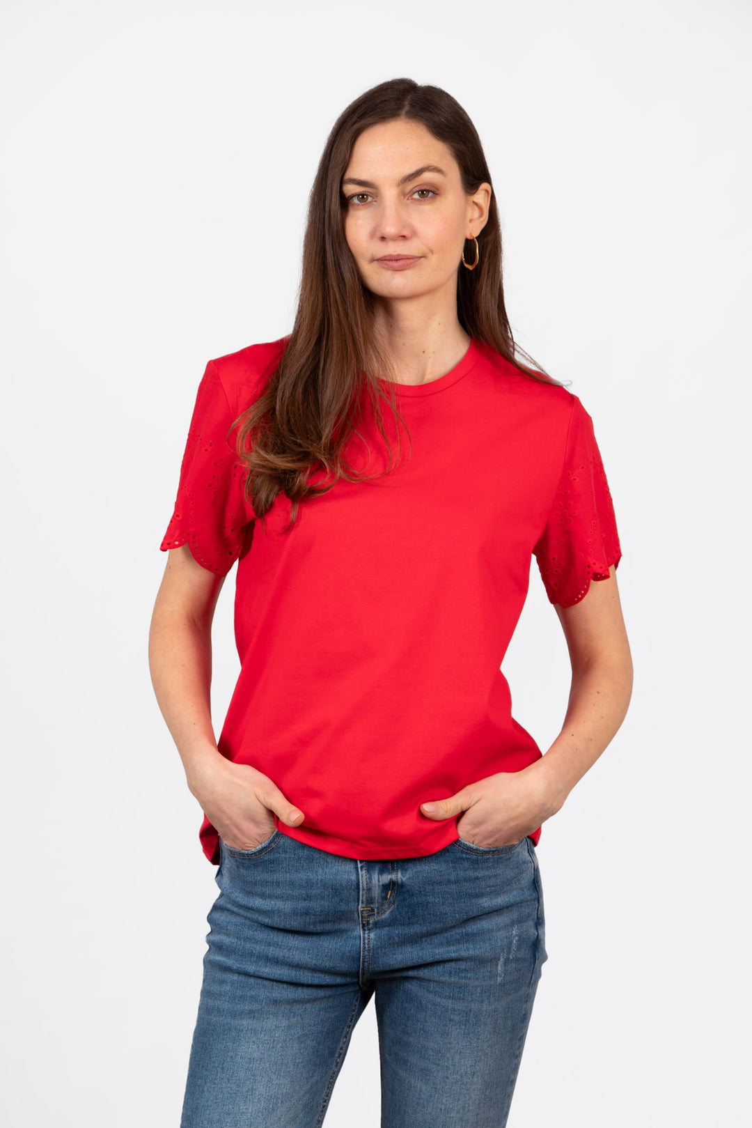 bryn-cotton-short-sleeve-top-red-broderie-anglaise-round-neck