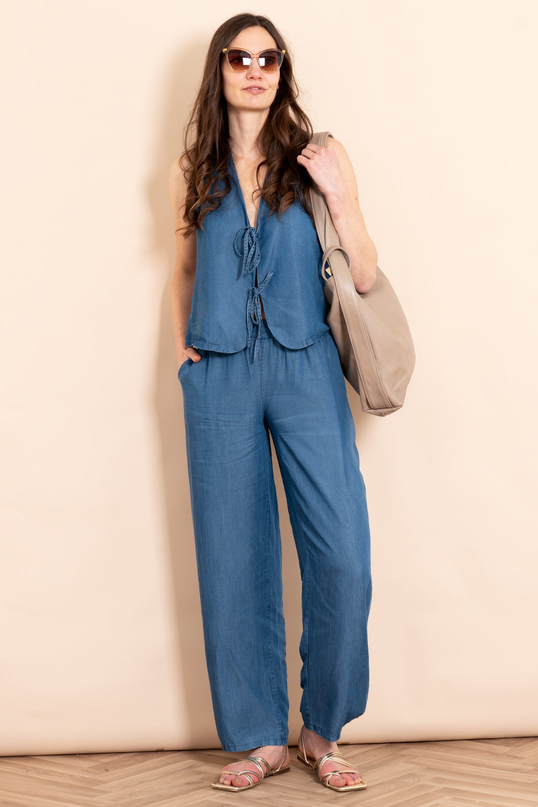 florence-tie-front-waistcoat-blue-chambray-coord-matching-trousers