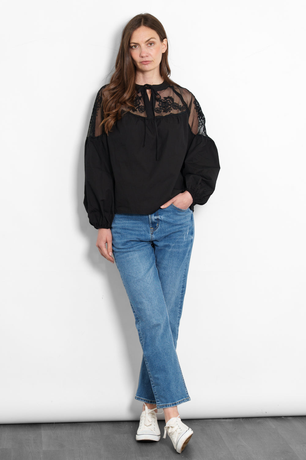 emmy-long-sleeve-cotton-shirt-black-lace-detail-styled-casual-jeans