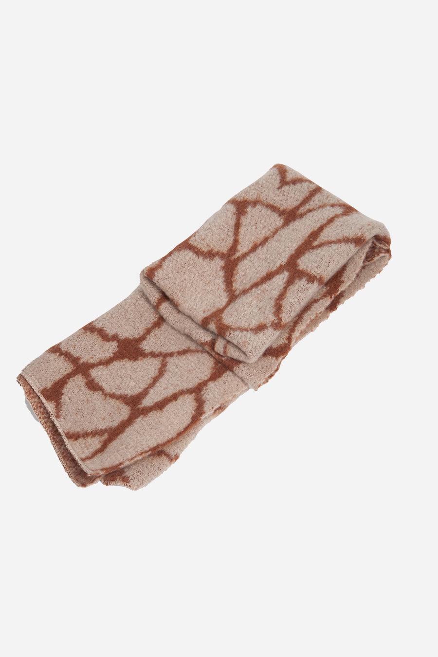 Neutral Giraffe Print Blanket Scarf