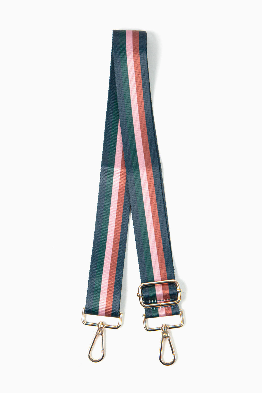 Green Neutral Multi Stripe Bag Strap