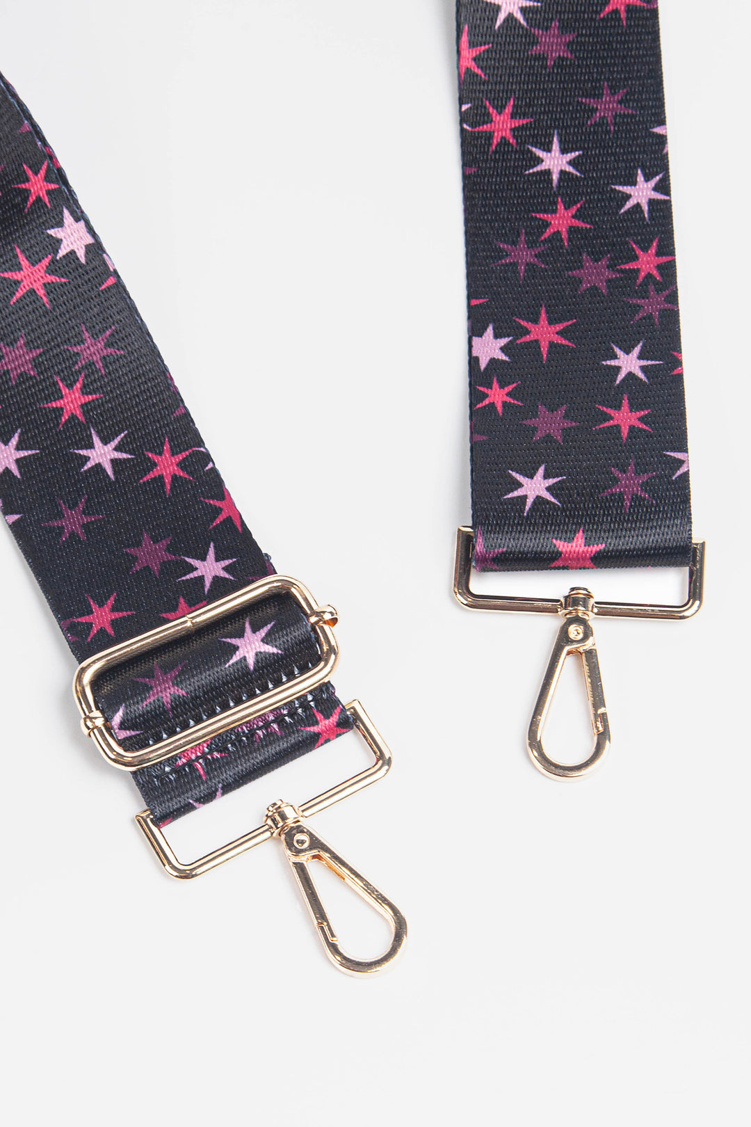 Pink Multi Star Wide Bag Strap