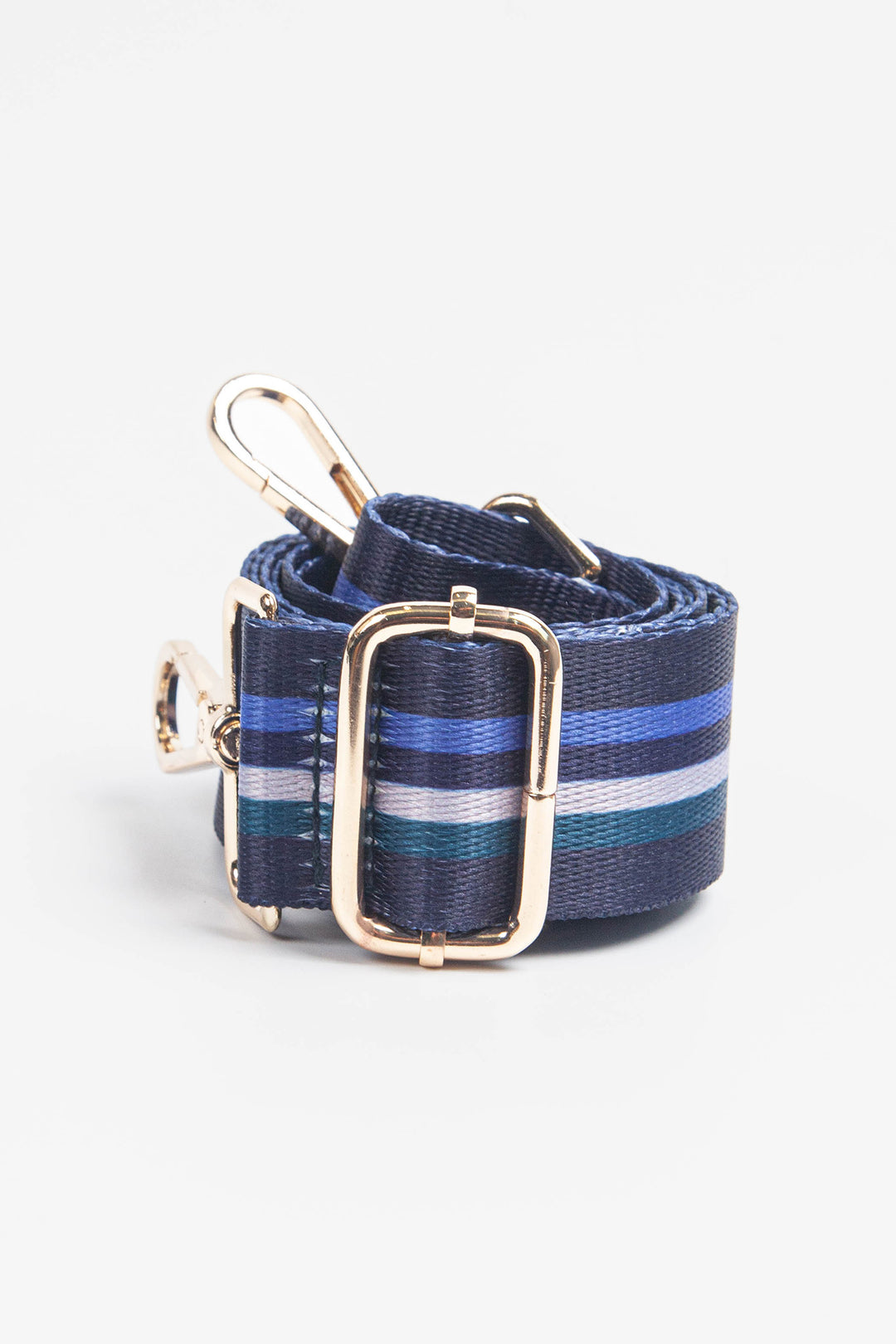 Navy Blue Centre Stripe Bag Strap