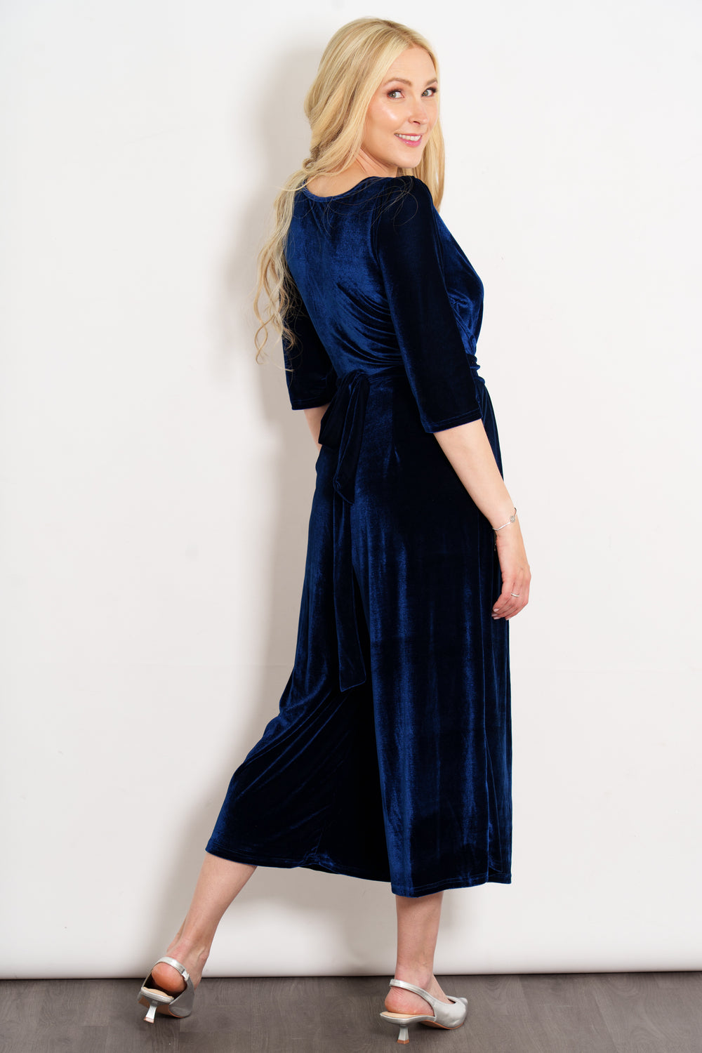 sophia-wide-leg-jumpsuit-navy-blue-velvet-rear-view