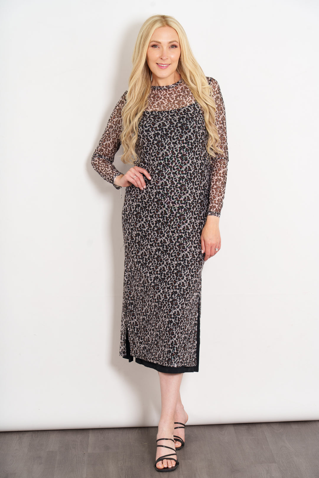 drew-column-dress-with-slip-natural-leopard-print-model-front-view