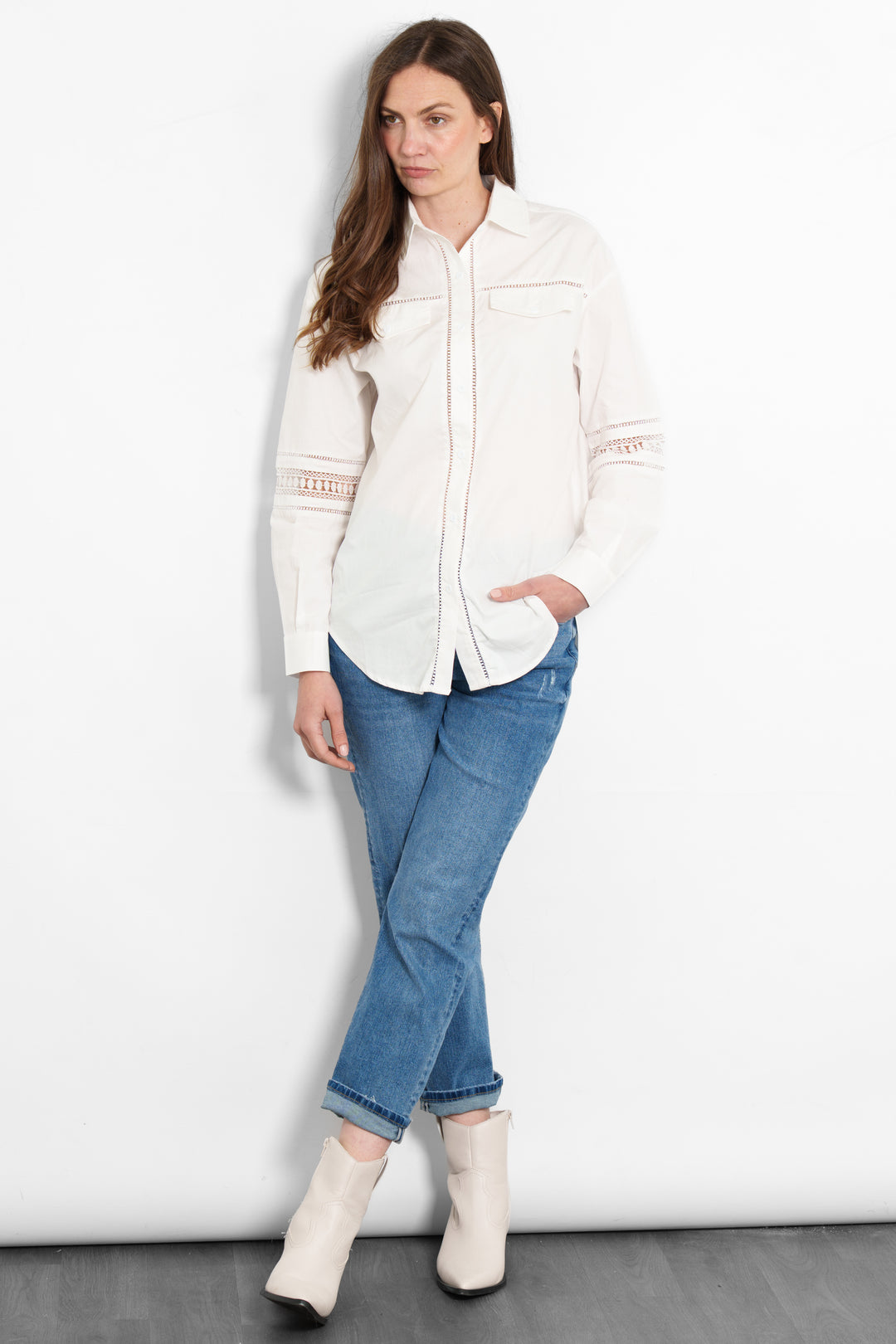 serena-longline-cotton-shirt-white-cut-out-model-front-view