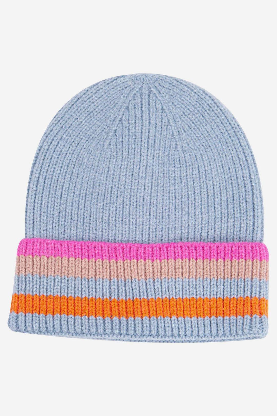 delta-light-blue-rainbow-stripe-beanie-hat-colourful-rim