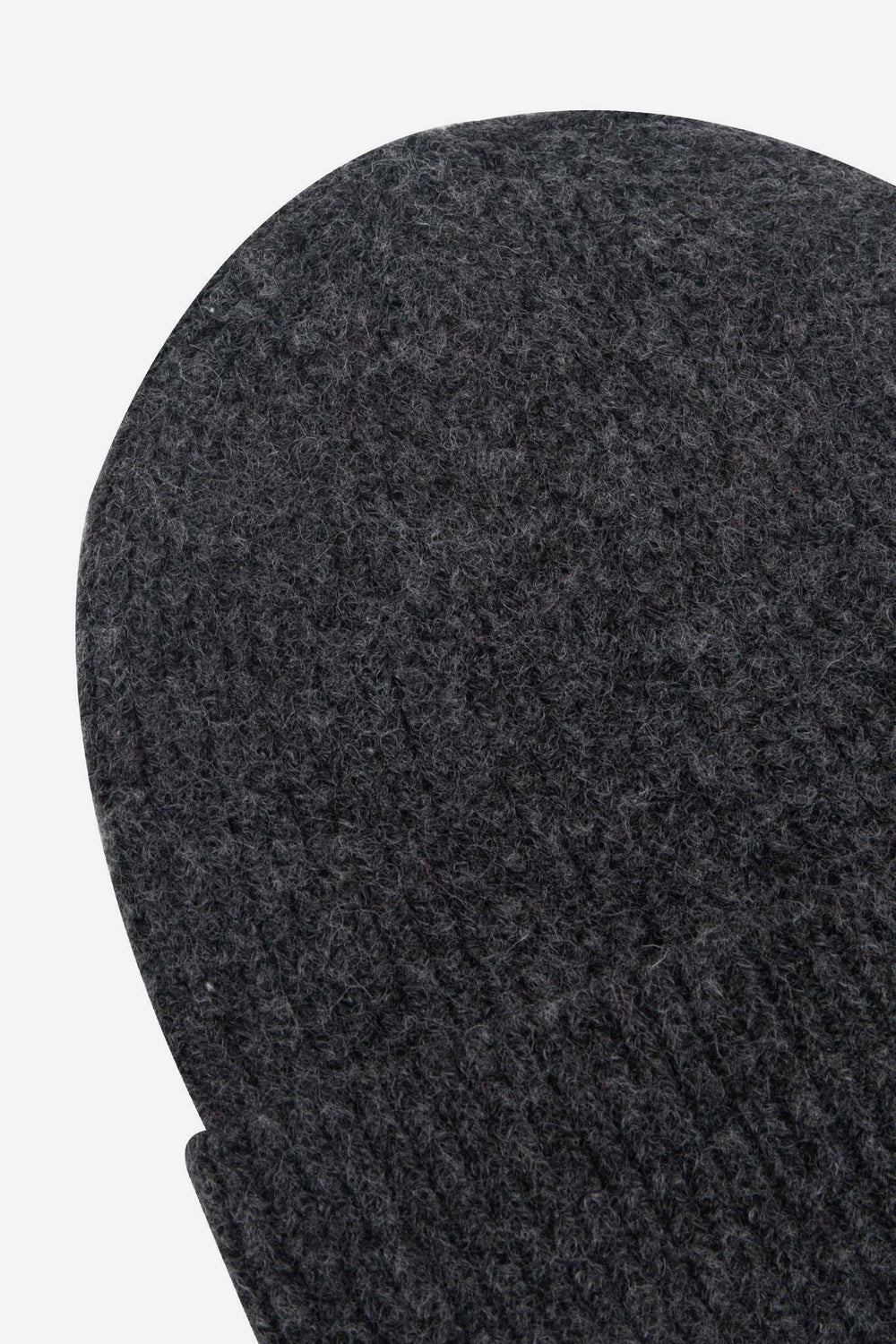 kit-dark-grey-wool-blend-beanie-hat-close-up-material