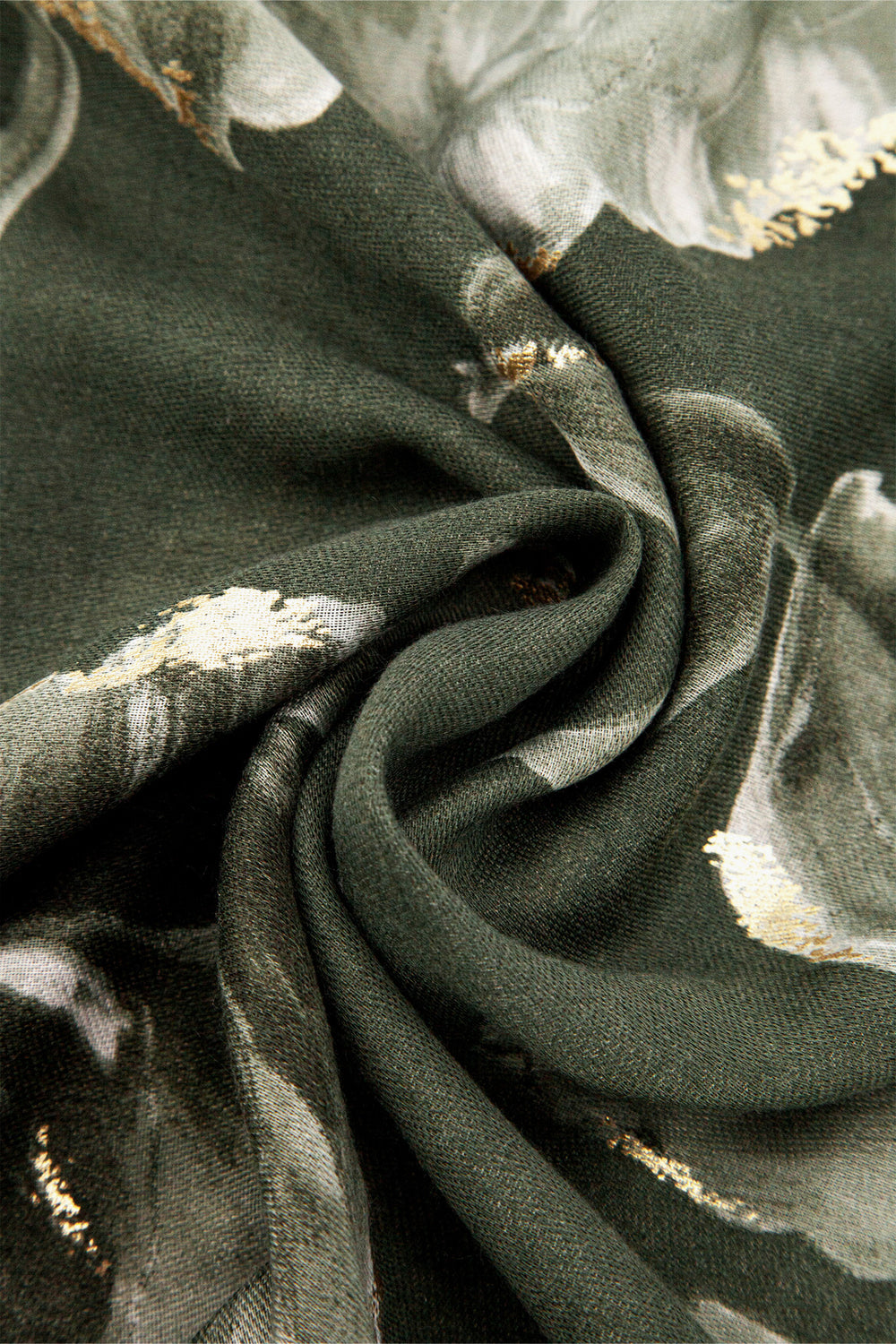 eleanor-khaki-abstract-floral-lightweight-scarf-close-up-material