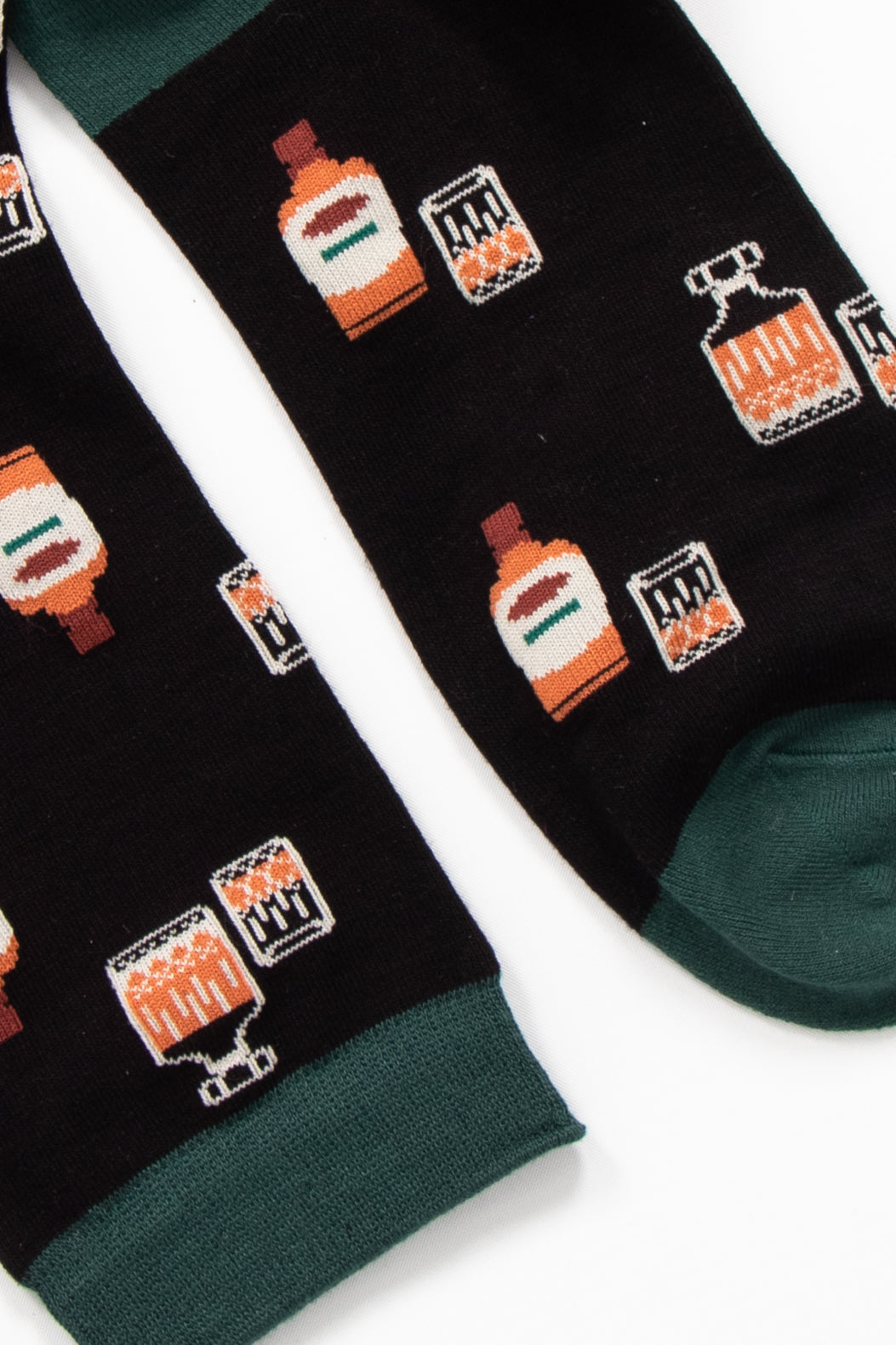 Men's Bamboo Socks - Black, Whisky