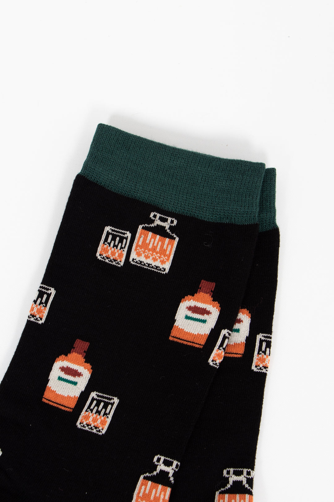 Men's Bamboo Socks - Black, Whisky