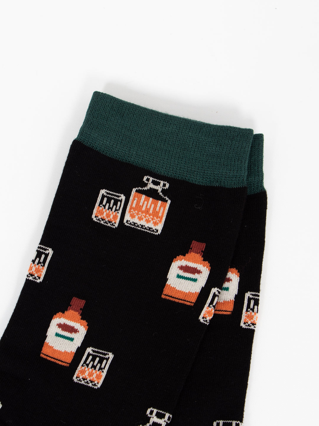 Men's Bamboo Socks - Black, Whisky