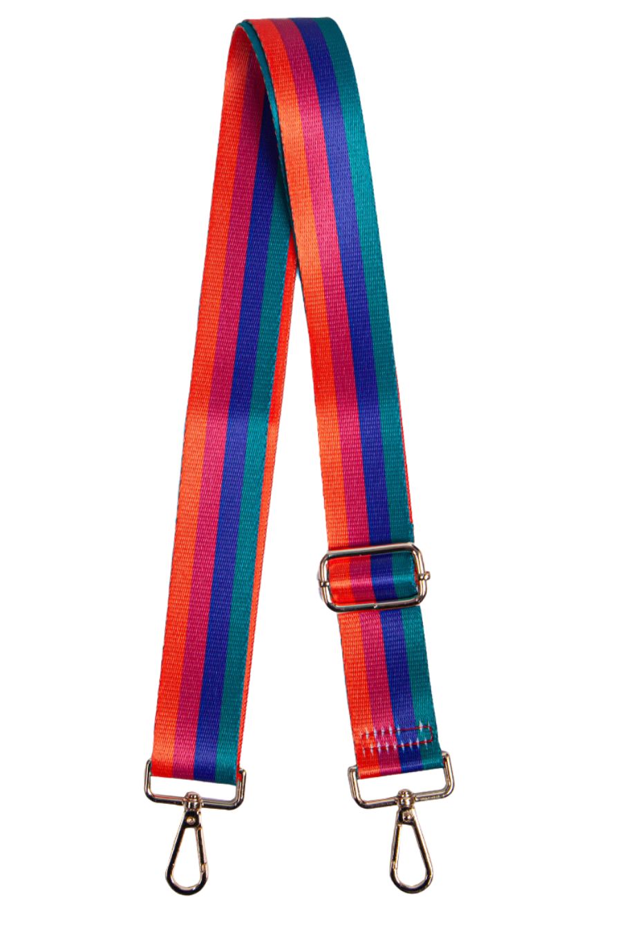 Multi Four Colourblock Stripe Bag Strap