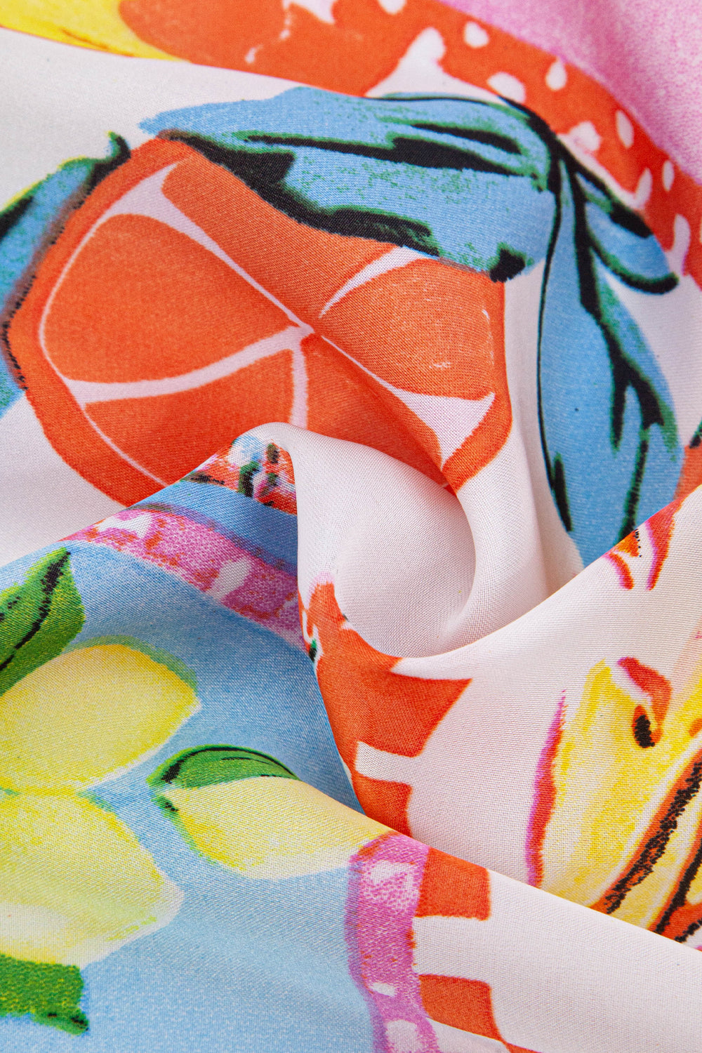 Oranges-&-Lemons-Faux-Silk-Square-Scarf-Closeup