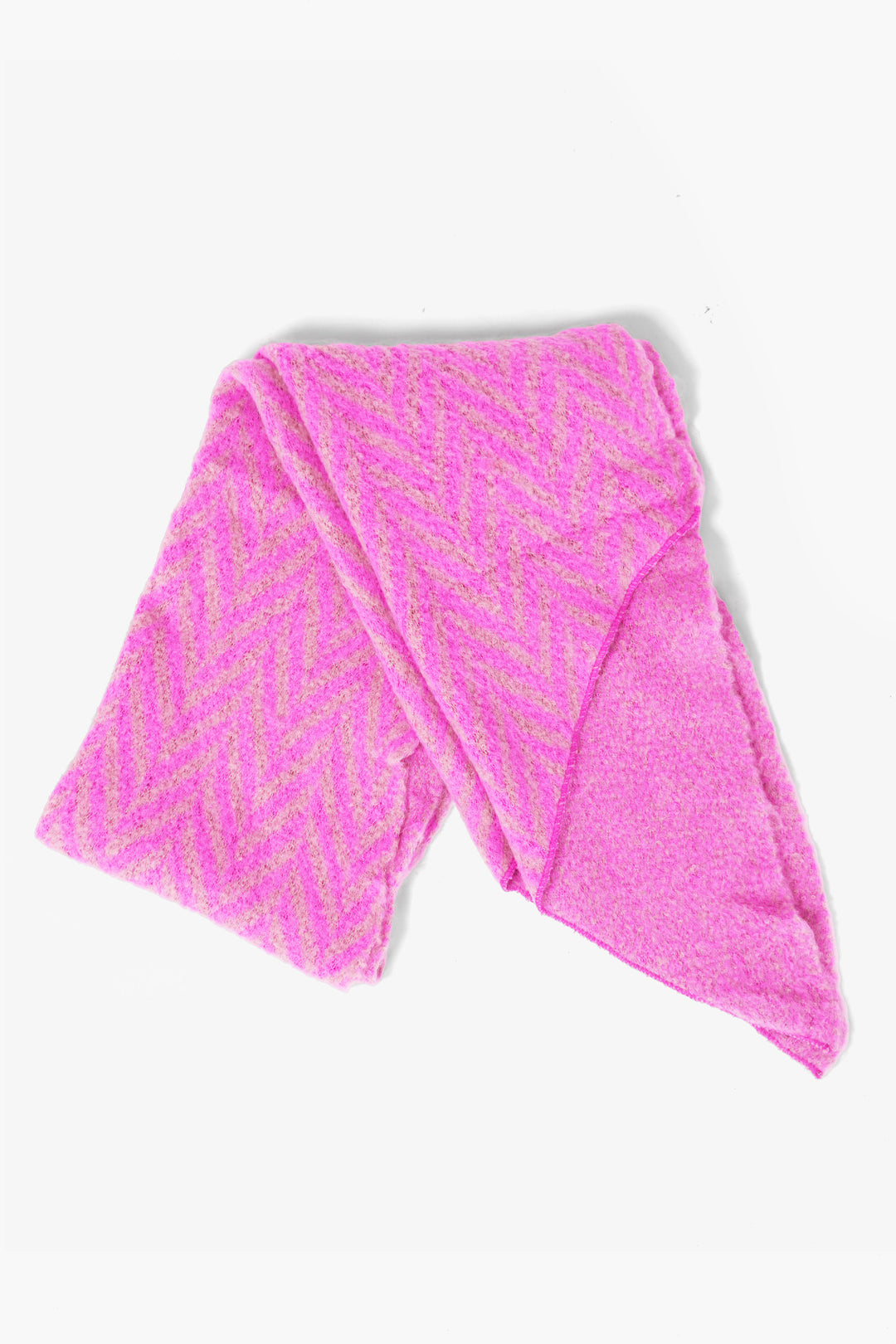 jay-pink-asymmetric-chevron-heavyweight-scarf-folded
