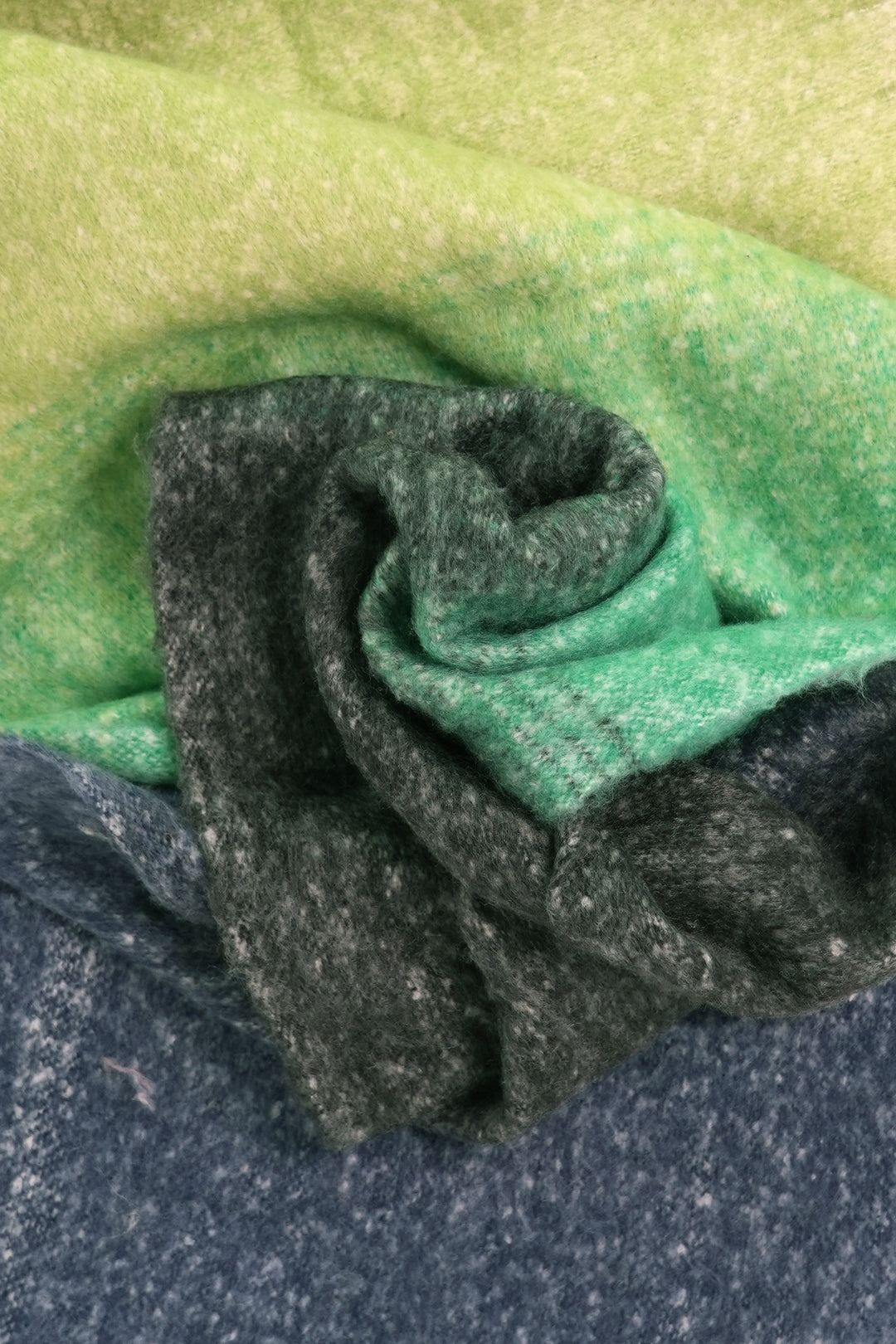 Ana Green Colour Block Heavyweight Scarf