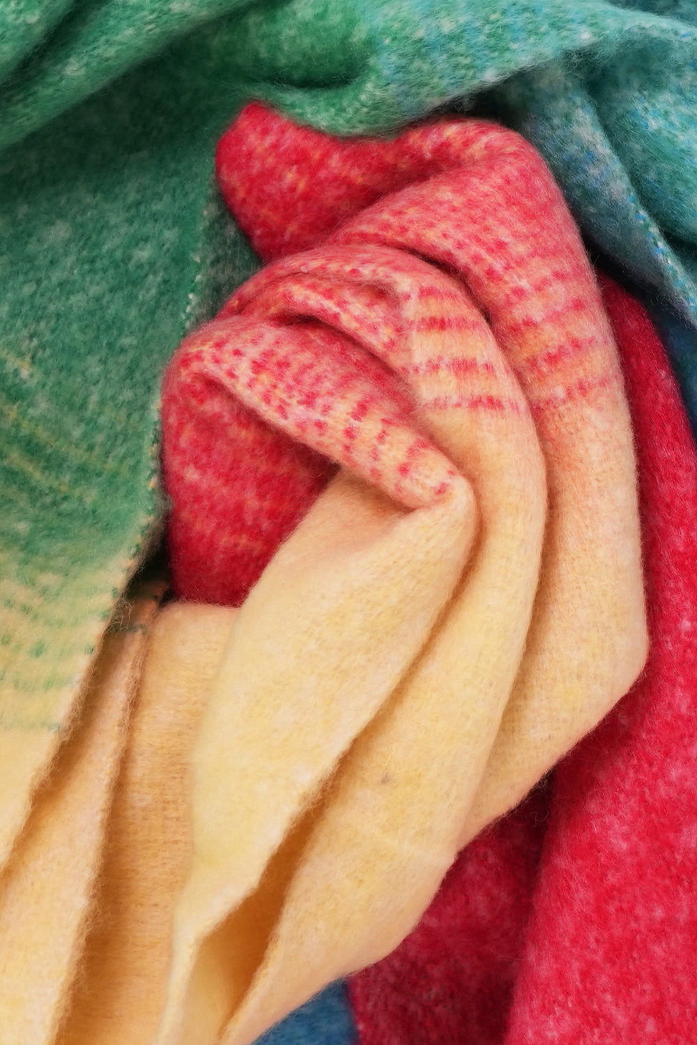ana-rainbow-colour-block-heavyweight-scarf-close-up