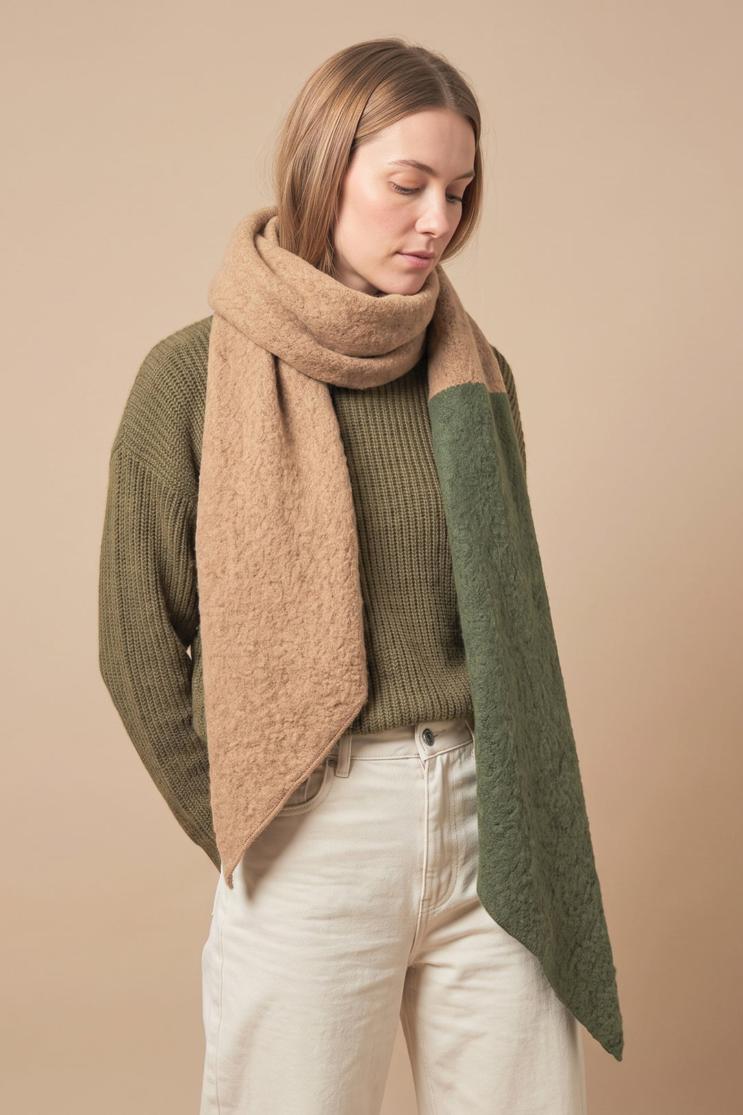 colourblock-heavyweight-scarf-camel-khaki