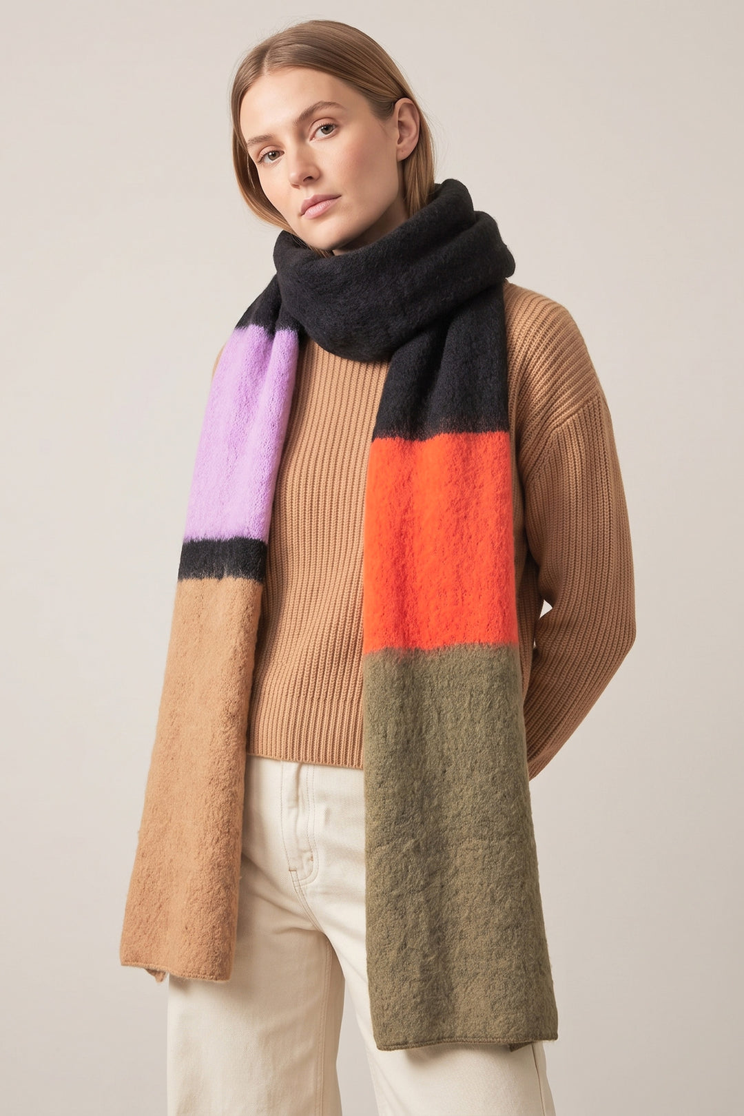 large-colourblock-heavyweight-scarf-camel/black