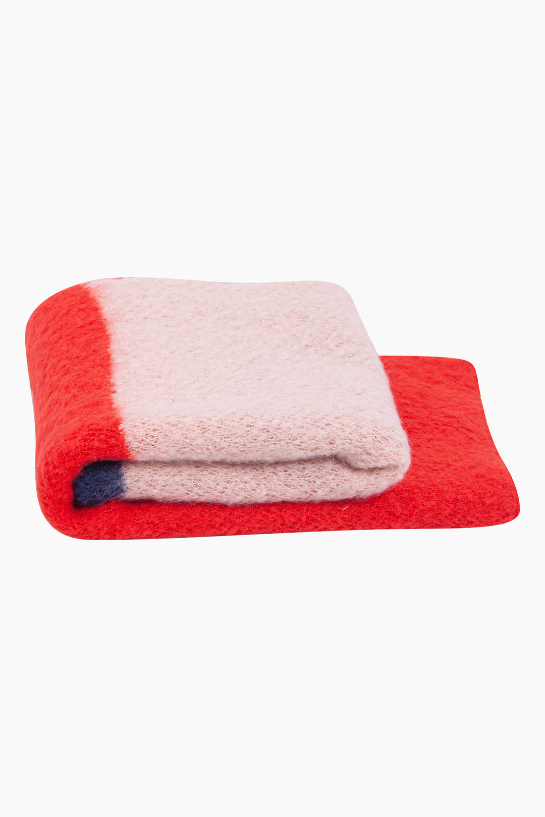 Colour-Block-Heavyweight-Scarf-in-Berry/Red