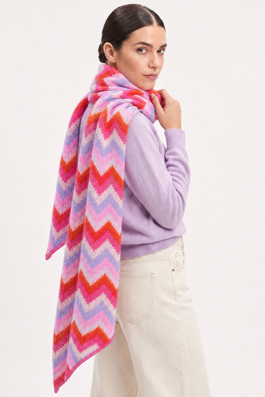 pink/lilac-zig-zag-heavyweight-scarf