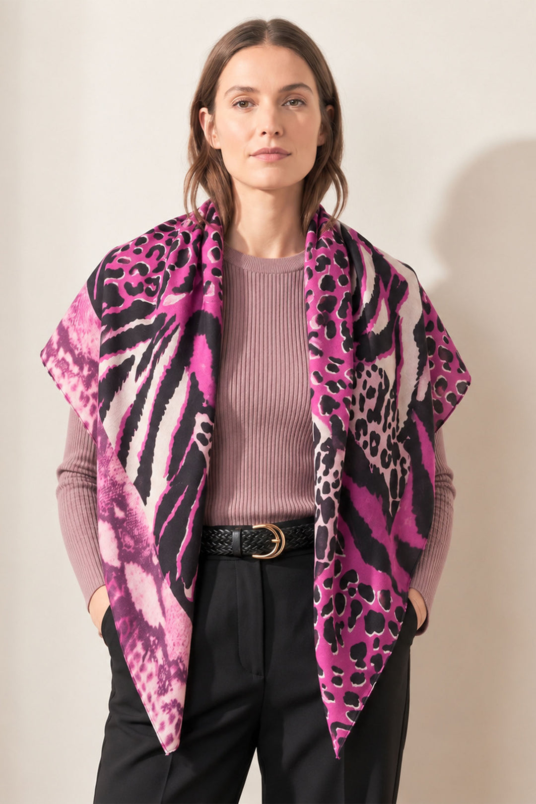 fuchsia-animal-lightweight-scarf