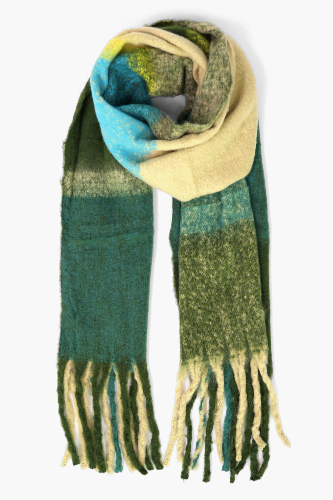 yara-green-square-colour-block-heavyweight-scarf-tassels