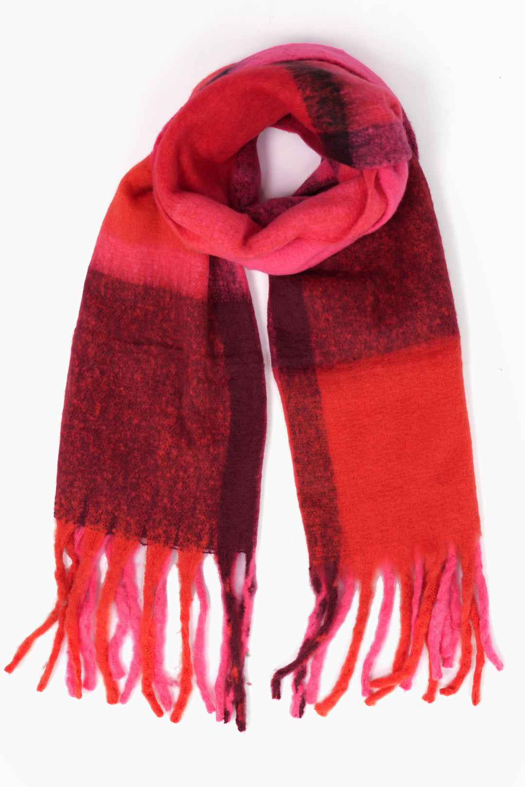 yara-red-square-colour-block-heavyweight-scarf-tassels