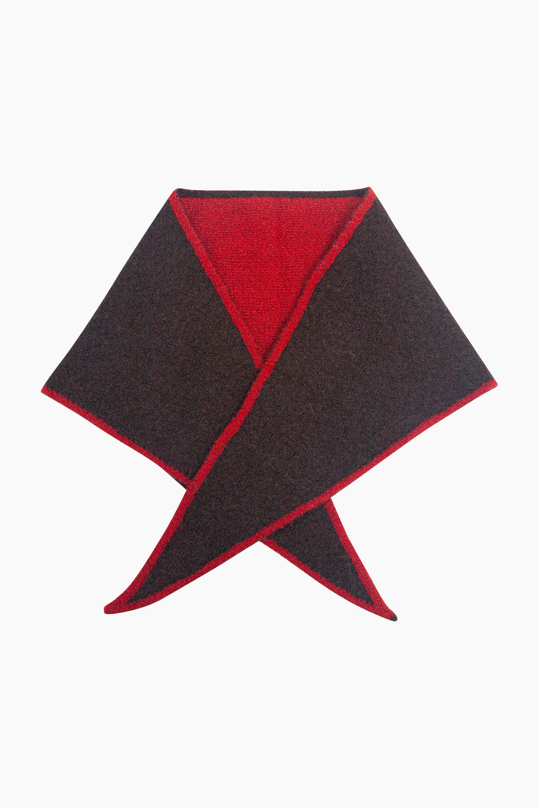 Contrast-Trim-Triangle-Heavyweight-Scarf-in-Brown/Red