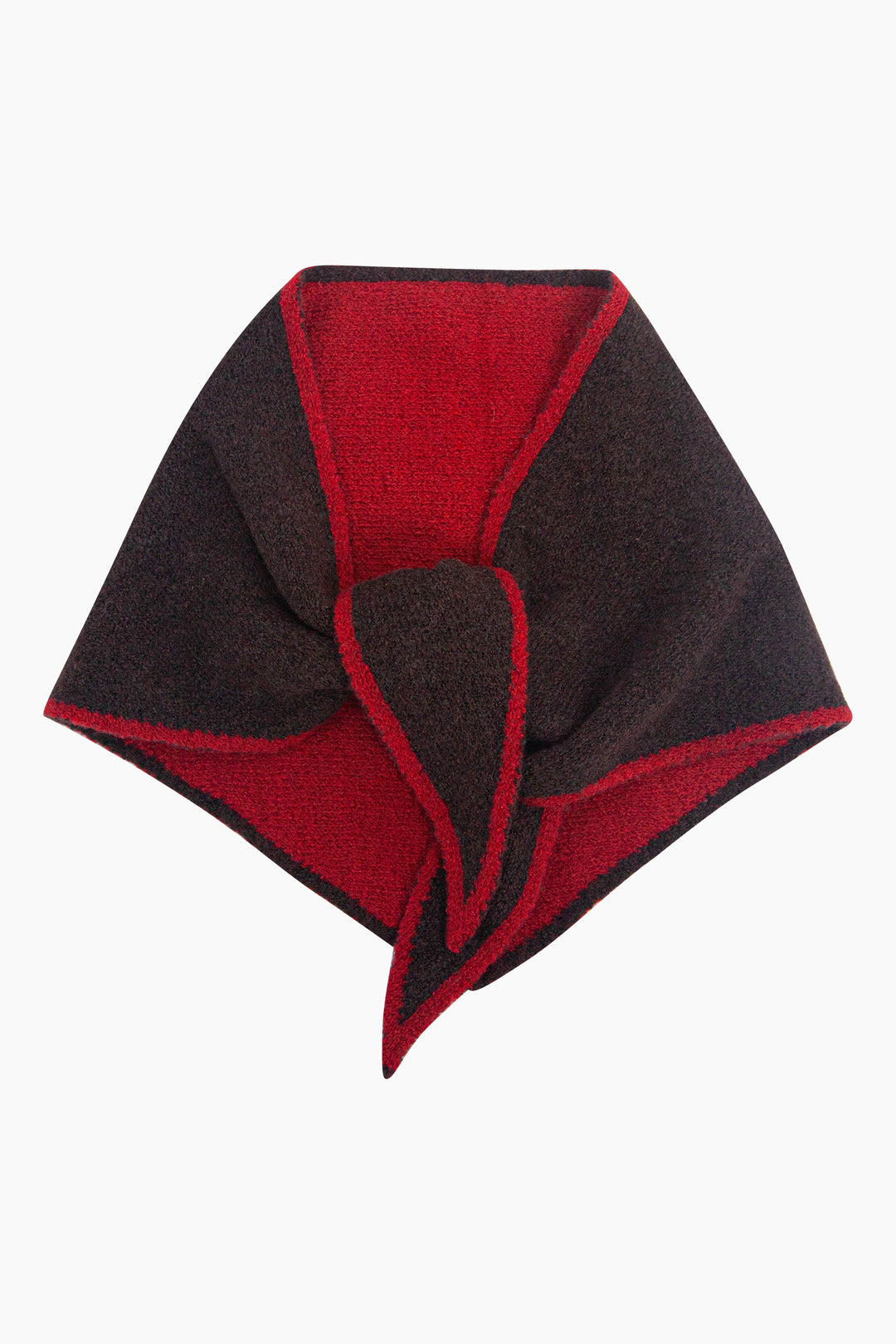 Contrast-Trim-Triangle-Heavyweight-Scarf-in-Brown/Red